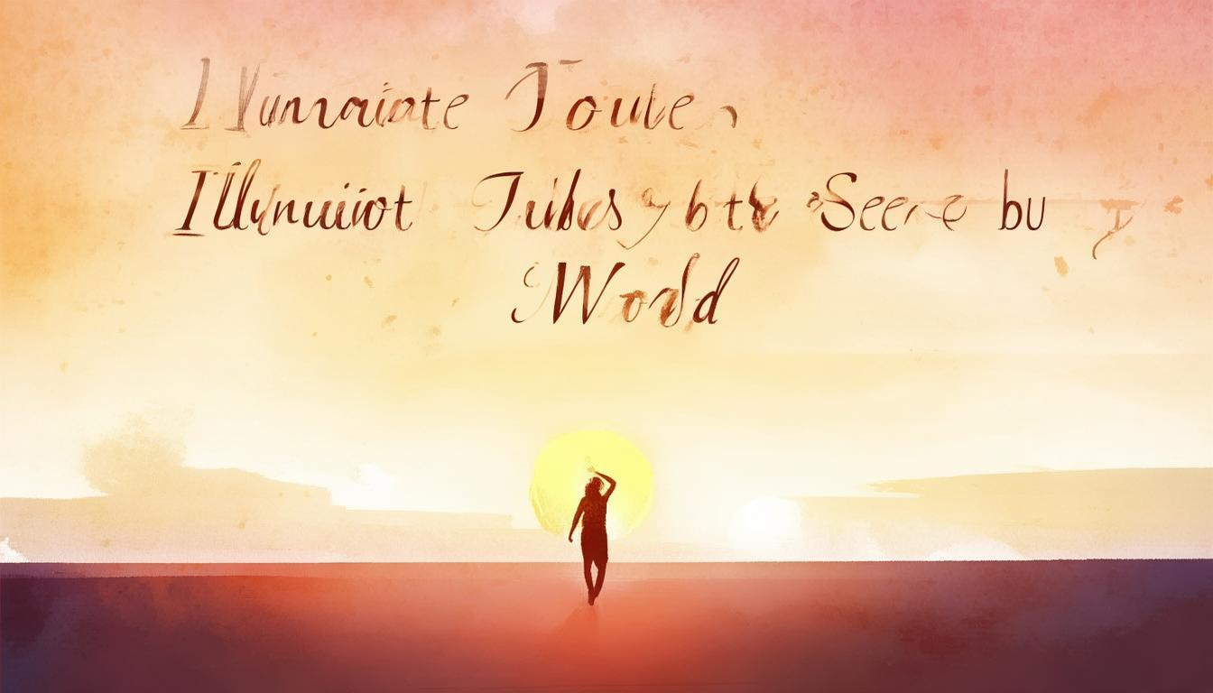 照亮自己，才能被世界看见